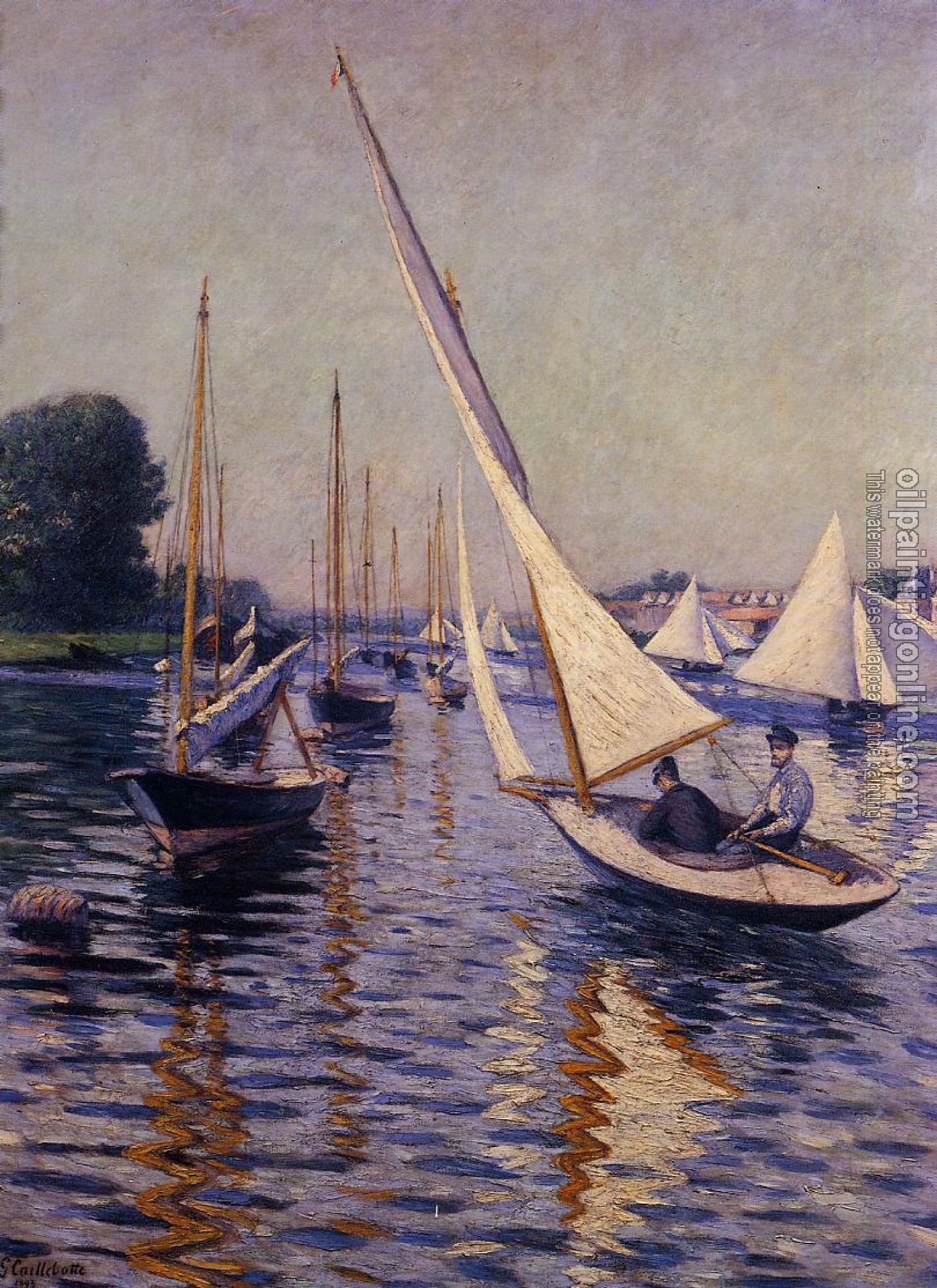 Gustave Caillebotte - Regatta at Argenteuil